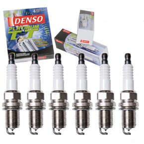 Sixity Auto - 6 pc DENSO Platinum TT Spark Plugs compatible with Hyundai Sonata 2.5L 2.7L 3.3L V6 1999-2010