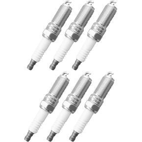 Double Iridium Spark Plug Replace XP5363 41-109 12622561 LTR5IX11 Fit for Buick Lincoln Ford Maverick Transit EcoSport Escape F-250 Super Duty, 6pcs