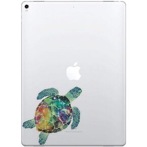 5 x 5 inch Galaxy Sea Turtle Removable Vinyl Decal Stickers for iPad MacBook Laptop (Or Any Flat Surface)