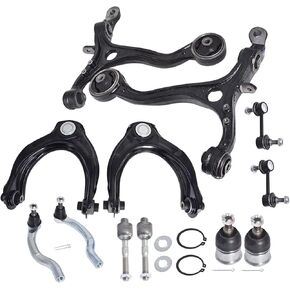 12pc Suspension Kit Front Lower Upper Control Arm Ball Joint Replacement for Accord 2008 2009 2010 2011 2012