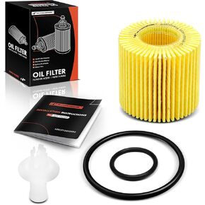 A-Premium 10K Miles Protection Oil Filter Compatible with for Toyota Corolla, Corolla iM, Prius, Prius Plug-In, Prius Prime, Prius V, Matrix, C-HR & Lexus CT200h & for Scion iM, xD & Pontiac Vibe