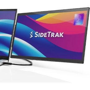 SideTrak Swivel Pro 13.3" Ultra Slim Attachable Portable Monitor, FHD IPS 1080p Laptop Screens with Kickstand + Unique Patented Swivel Hinge, for Mac, PC, and Chromebook, USB-C® Port Connection in Kuwait