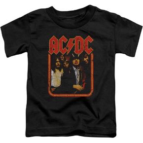 ACDC Group Distressed Unisex Toddler T Shirt for Boys and Girls