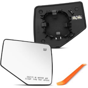 Driver Side Mirror Replacement for Ford Explorer 2006 2017 2018 2019 2010, Mercury Mountaineer, for 2006-2011 Ford Ranger Left Side Mirror Glass, Power Heated with Backing Plate