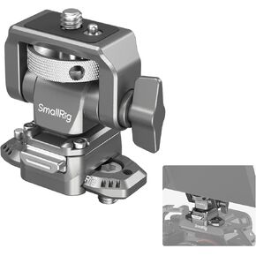 SMALLRIG Quick Release Camera Monitor Mount with Integrated NATO Rail, Field Monitor Mount, Swivel 360° and Tilt 160° Adjustable, Camera NATO Monitor Holder, Max Payload 2.5kg, HawkLock H21-4487