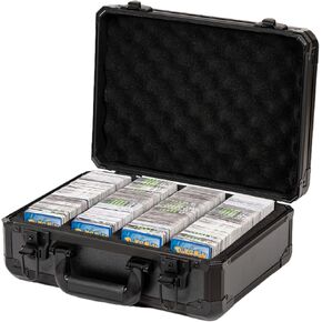 Metal Card Case Holder Deck Box Organizer Trading Card Storage Box Comlatible with standard loose Cards Baseball Card,Sport Cards