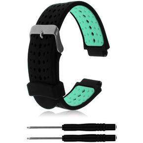 ZSZCXD Soft Silicone Replacement Watch Band for Garmin Forerunner 230/235 / 220/620 / 630/735 Smart Watch