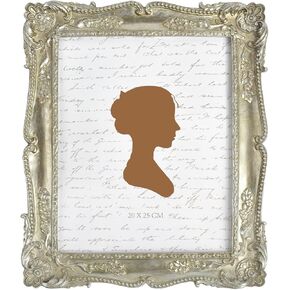 AELS 8x10 Inch Vintage Picture Frame, Elegant Antique Photo Frames with Glass Front, Photo Display, Tabletop Wall Hanging, Gift Ideas, Four-cornered Feather