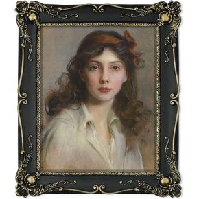 8x10 Antique Picture Frames Vintage Black Picture Frame Wall Mount and Tabletop Photo Frame