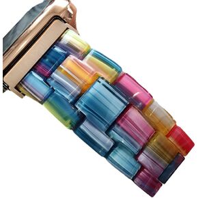 DSAAplus Compatible with Fitbit Versa/Versa 2/Versa Lite/Versa SE Bands Resin Fashion Smartwatch Replacement Wristband Strap for Women Men