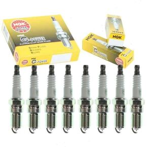 Sixity Auto 8 pc NGK G-Power Spark Plugs compatible with Chevrolet Silverado 1500 4.8L 5.3L 6.0L 6.2L V8 1999-2013