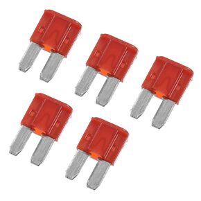 X AUTOHAUX 5pcs 10A 10Amp Car Mini Blade Fuses for Marine RV Camper Boat Truck Motorcycle SUV Replacement Fuse Red