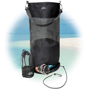 Boat Trash Can Reusable and Portable Boat Trash Bag - Boating Camping Beach and Outdoor Activities – Large Capacity Storage Trash Holder – Bottom Zipper Opening - Easy Empty and Cleaning