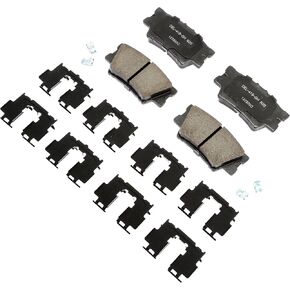 ACDelco Gold 17D1212CHF1 Ceramic Rear Disc Brake Pad Kit with Clips