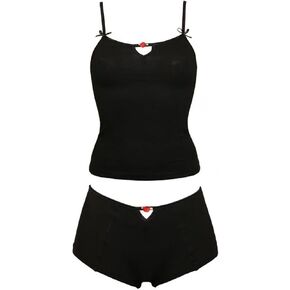 Sexy Pajama Sets for Women 2 Piece Outfits Sexy Sleeveless Cami Tank Tops and Boxers Shorts Loungewear Pj Sets