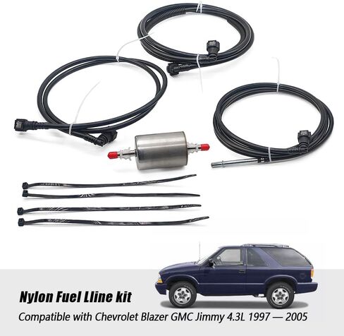 NFR0005 NFR0010 Nylon Fuel Line Kit Fit for Chevrolet Blazer GMC Jimmy 4.3L 1997-2005 Fuel Line Repair Kit in Kuwait