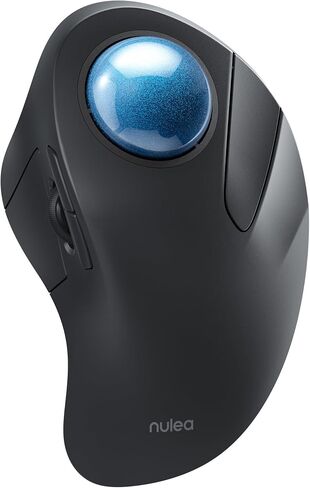 Nulea M505A Wireless Trackball Mouse Ergonomic 44mm Index Finger Control in Saudi Arabia
