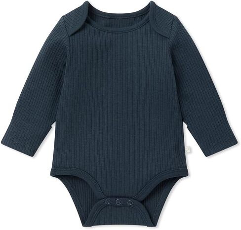 بدلة قطعة واحدة بأكمام طويلة للجنسين من MORI Baby مع رقبة على شكل ظرف - رومبير كاجوال مريح مناسب للأطفال للأولاد والبنات in Kuwait