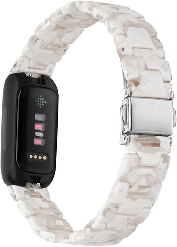 Compatible with Fitbit Inspire 3 Band for Women, Resin Watch Band Replacement Strap Adjustable Wristband for Fitbit Inspire 3 in Kuwait