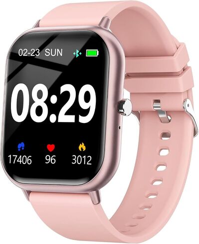 Smart Watch for Men Women SmartWatch 1.83" for iPhone Samsung Android Phone Compatible, Fitness Tracker Watch with Pedometer, Heart Rate/Sleep Monitor, Blood Oxygen, IP68 Waterproof in Kuwait