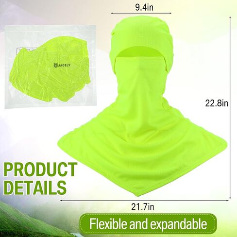 Balaclava Summer Full Face Mask for Sun Protection Breathable Motorcycle Hood Helmet Liners Windproof Long Neck Cover in Saudi Arabia