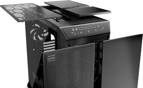 be quiet! Dark Base 701 | Midi Tower PC Case | Mesh Front | Airflow Optimized | 3 Pre-Installed Silent Wings 4 Fans | ARGB Lighting with Controller | Tempered Glass | PWM and ARGB Hub | White | BGW59 in Saudi Arabia