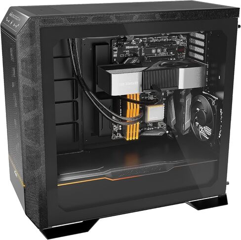 be quiet! Dark Base 701 | Midi Tower PC Case | Mesh Front | Airflow Optimized | 3 Pre-Installed Silent Wings 4 Fans | ARGB Lighting with Controller | Tempered Glass | PWM and ARGB Hub | White | BGW59 in Saudi Arabia