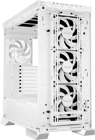 be quiet! Dark Base 701 | Midi Tower PC Case | Mesh Front | Airflow Optimized | 3 Pre-Installed Silent Wings 4 Fans | ARGB Lighting with Controller | Tempered Glass | PWM and ARGB Hub | White | BGW59 in Kuwait