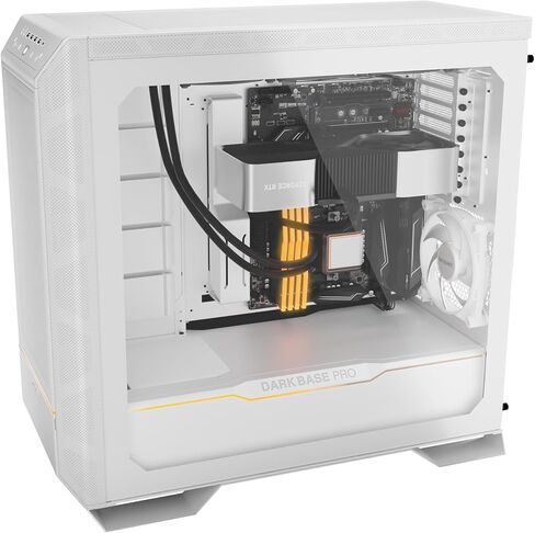 be quiet! Dark Base 701 | Midi Tower PC Case | Mesh Front | Airflow Optimized | 3 Pre-Installed Silent Wings 4 Fans | ARGB Lighting with Controller | Tempered Glass | PWM and ARGB Hub | White | BGW59 in Kuwait