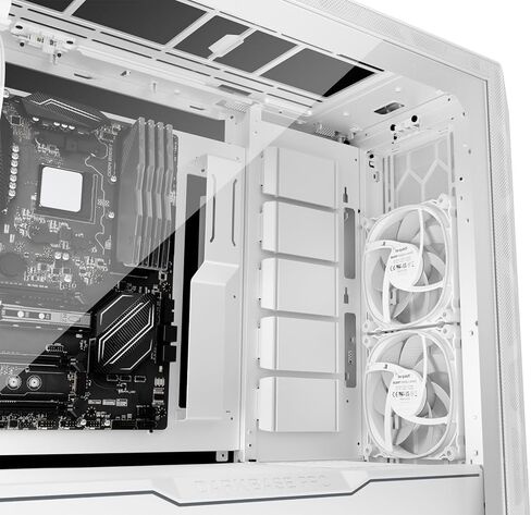be quiet! Dark Base 701 | Midi Tower PC Case | Mesh Front | Airflow Optimized | 3 Pre-Installed Silent Wings 4 Fans | ARGB Lighting with Controller | Tempered Glass | PWM and ARGB Hub | White | BGW59 in Kuwait