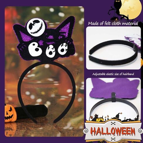 5 Pack Halloween Headbands Ghost Spider Pumpkin Halloween Accessories Cosplay Party Supplies in Saudi Arabia