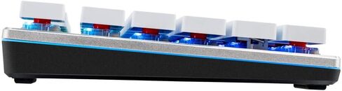 Cooler Master SK650 White Limited Edition Mechanical Keyboard with Cherry MX Low Profile RGB Switches in Brushed Aluminum Design, Full in Kuwait