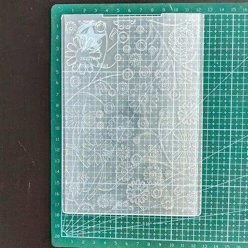 مجلدات نقش بلاستيكية تترك على شكل زهرة الربيع لصنع البطاقات وسكرابوكينغ والحرف الورقية الأخرى 5X7 in Kuwait