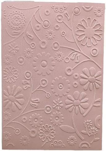 مجلدات نقش بلاستيكية تترك على شكل زهرة الربيع لصنع البطاقات وسكرابوكينغ والحرف الورقية الأخرى 5X7 in Kuwait