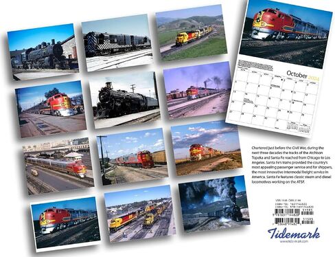 Santa Fe Railroad 2024 Calendar in Saudi Arabia