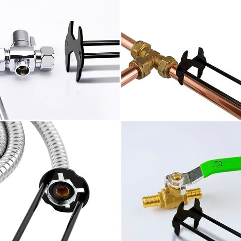 Basin Wrench 7 Sizes Sink Wrench Set: 2Pcs Multifunctional Sink Wrench Faucet Wrench Plumbers Wrench Four-Jaw Hex Wrench Maintenance Installation and Removal Tools Wrench for Bathroom in Saudi Arabia
