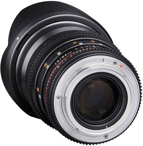 Rokinon DS24M Cine DS 24mm T1.5 Wide Angle Lens for Sony E | Cinema lens provides smooth manual focus and consistent optical performance for professional video production. in Kuwait