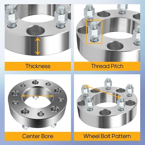 OCPTY 5x135 to 5x135 Wheel Spacers 1.5 inch 5 Lug spacers with 14x2 Studs fit 1997-2003 for F150 1998-2002 for Navigator Wheel Spacer 4PCS in Saudi Arabia