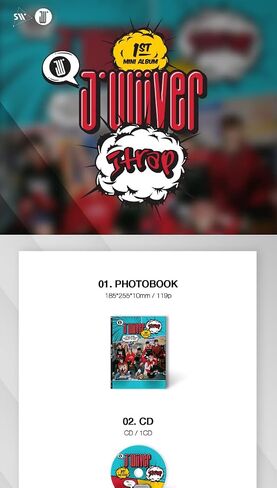 JWiiver Jtrap الألبوم الصغير الأول CD+1p ملصق+119p PhotoBook+2p PhotoCard+1p ملصق+1p بولارويد+1p بطاقة بريدية+1p Life 4Cut+تتبع Kpop مختوم in Saudi Arabia