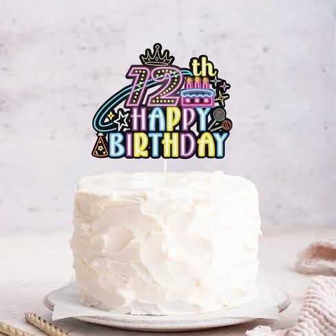 Glow Neon Happy 9th Birthday Cake Topper,Let Glow 9th Years Old Cake Decor,Colorful Glowing 9th Birthday Party Decorations in Saudi Arabia
