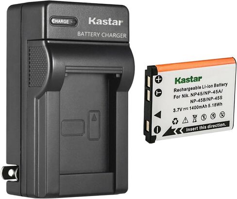 Kastar 2-Pack Battery & AC Wall Charger Replacement for Fujifilm XP120 FinePix Z10fd, Z20fd, Z30, Z31, Z33WP, Z35, Z37, Z70, Z71 in Saudi Arabia