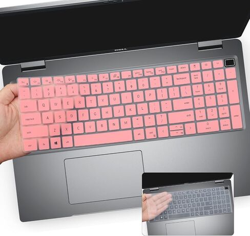 Keyboard Cover for 15.6 Inch Dell Latitude 3540 3550 5520 5521 5530 5531 5540 5550, 15.6 Inch Dell Precision 3560 3561 3570 3571 3580 3581 3590 3591 Laptop US Protective Keyboard Skin-Colorful in Kuwait