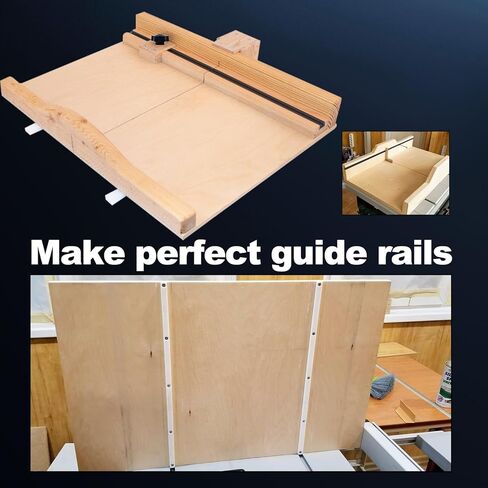 طقم مزلقة منشار طاولة متقاطع مع 2 قضبان ميتري UHMW، 2 مسار ألومنيوم، 1 مقبض و1 مسمار بطول، ثقوب مثقوبة مسبقًا و20 براغي متضمنة لتركيبات الرقص أو فتحات ميتري (6) in Kuwait