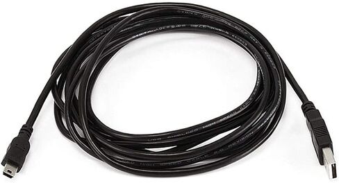 Monoprice 3-Feet USB A to mini-B 5pin 28/28AWG Cable (103896) Black in Saudi Arabia
