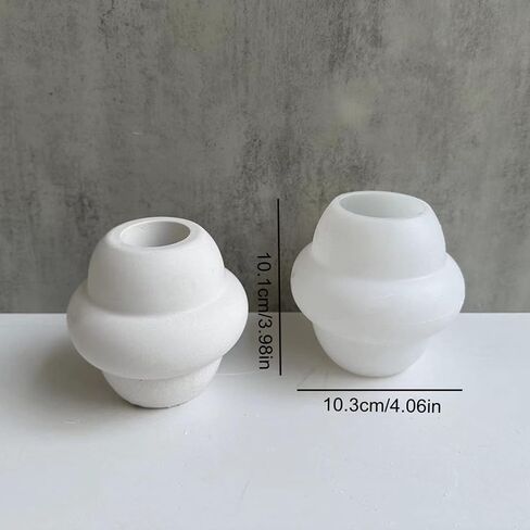 Planet Shaped Plaster Vase Pen Holder Clay Silicone Mold Flower Pot Concrete Mold Succulent Plants Cement Mould Desktop Home Decor in Saudi Arabia