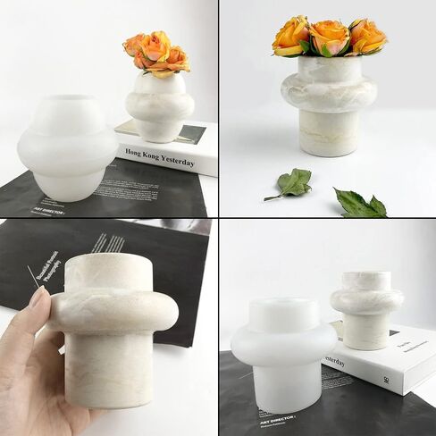 Planet Shaped Plaster Vase Pen Holder Clay Silicone Mold Flower Pot Concrete Mold Succulent Plants Cement Mould Desktop Home Decor in Saudi Arabia