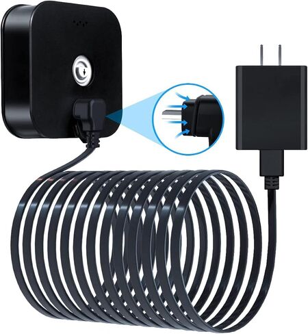 Itramax 30 FT Blink Outdoor/Indoor (3rd Gen) Charger Cable with Adapter(2 Pack),Compatible for Blink XT/XT2 Camera Charging Brick and 90 Degree Right Angled Micro USB Cord,Waterproof Power Wire Supply in Kuwait