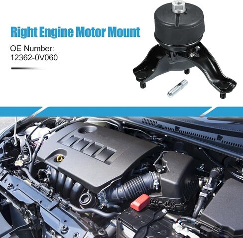 حامل محرك المحرك No.12362-0V060 عازل تركيب أمامي يسار لسيارة Toyota Avalon 2.5L 2013-2018 لسيارة Toyota Camry 2.5L 2012-2017 حديد in Saudi Arabia