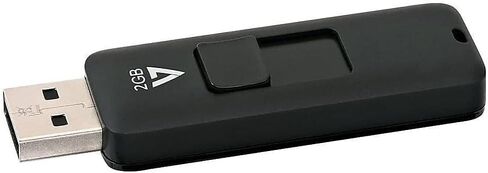 في سيفين ذاكرة فلاش USB 2.0 سلايدر سعة 2 جيجابايت من VF22GAR-3E - اسود in Kuwait