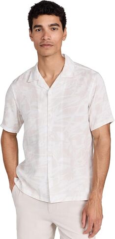 Theory Men's Irving Printed Linen Shirt in Saudi Arabia